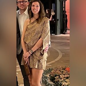 Shop impressions boutique dress leopard print